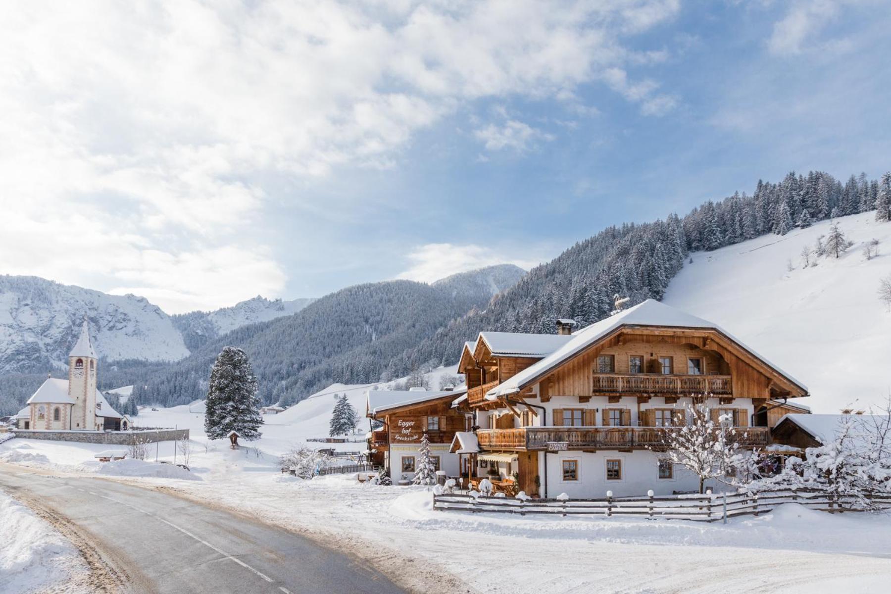 Speckstube Eggerhof Villa Braies  Kültér fotó